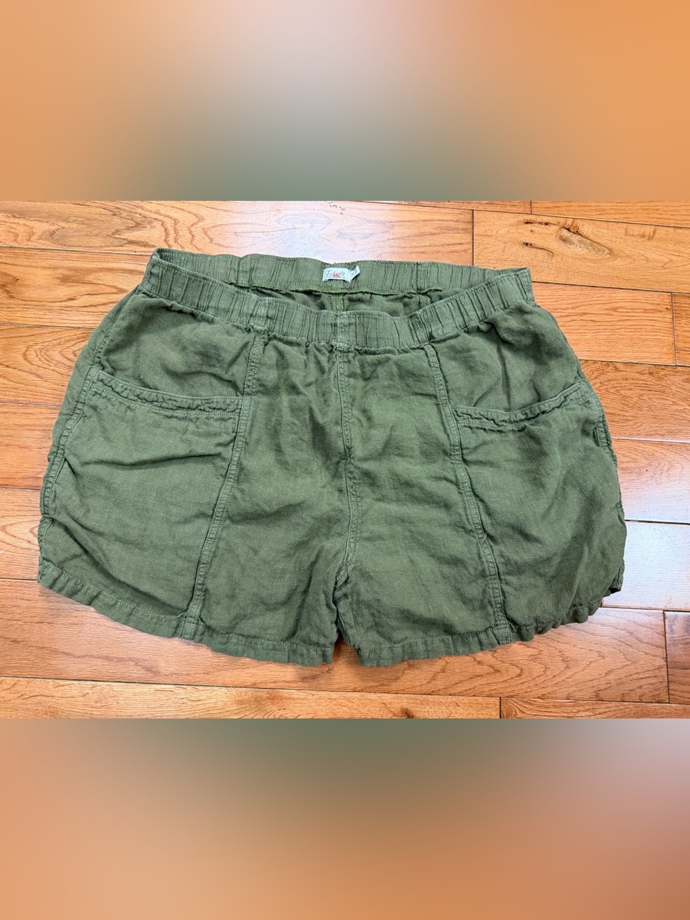 Faherty 100% Linen Pull-On Shorts
